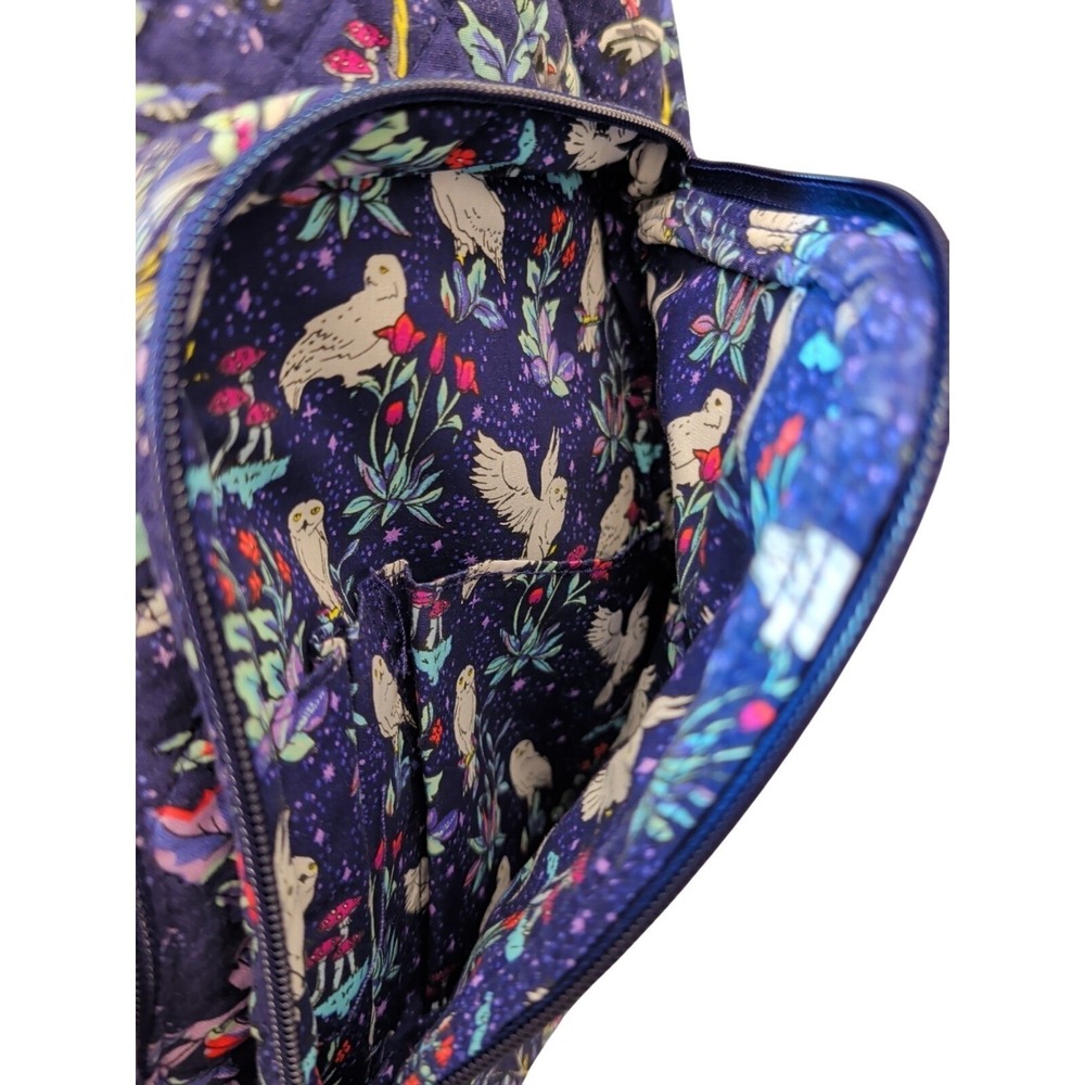 Vera Bradley Harry Potter Forbidden Forest Sling Backpack Quilted Purple Bag - Picture 11 of 11